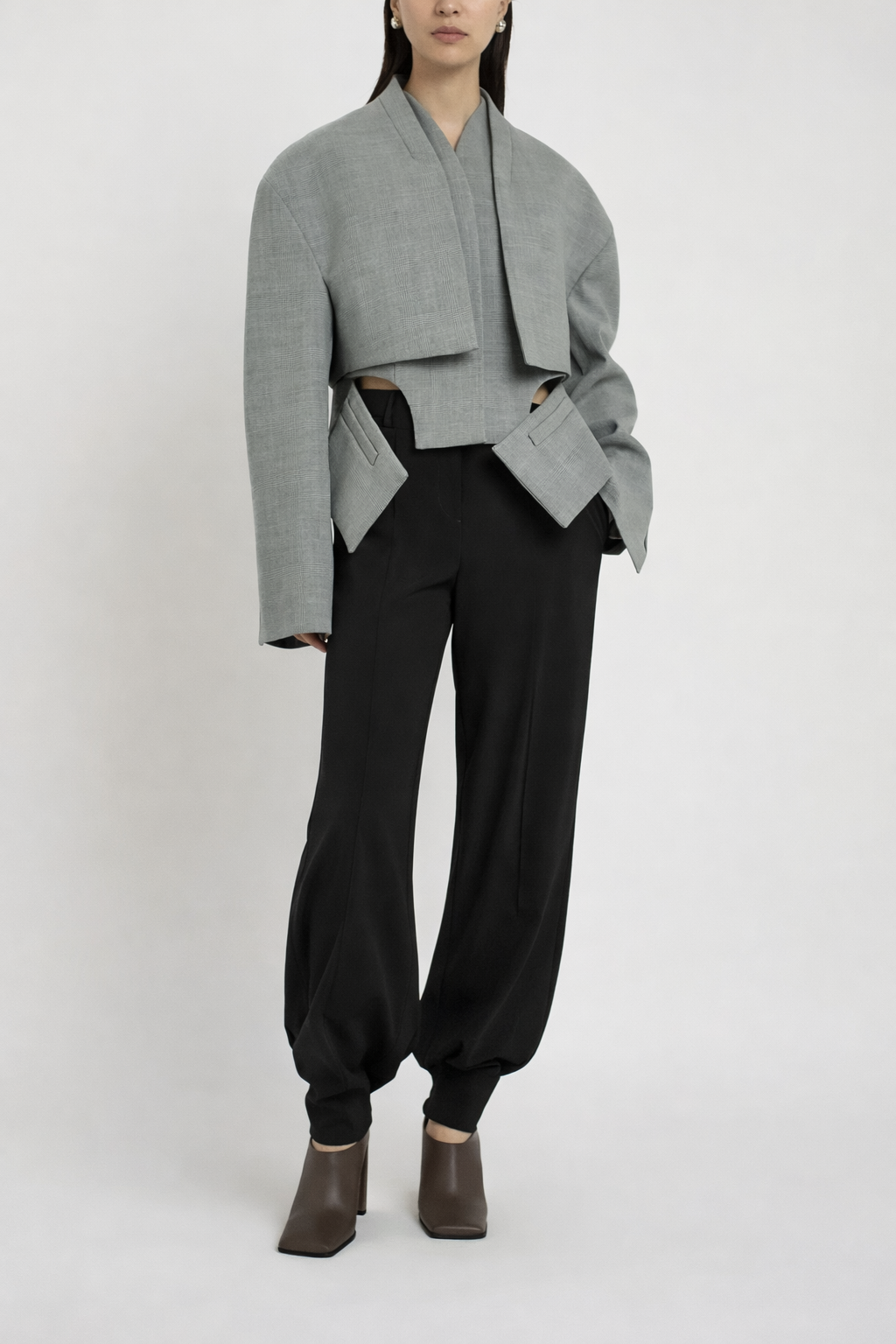 CROPPED STRUCTURED BLAZER