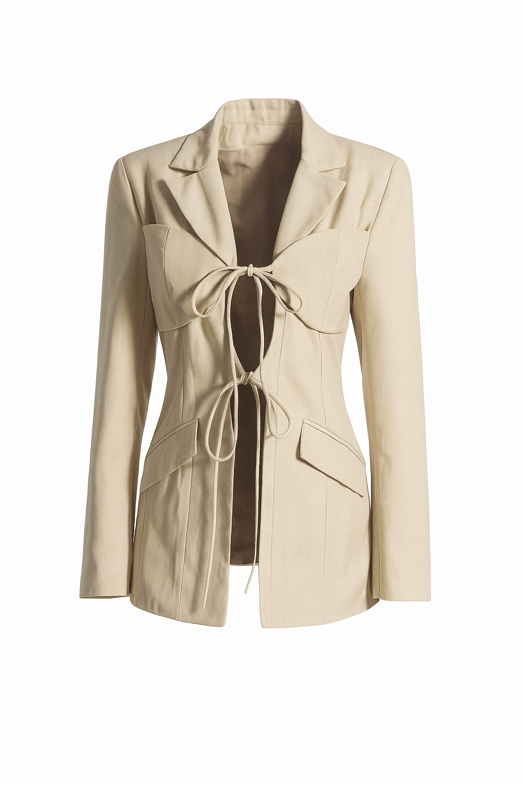 NOVA TIE-FRONT BLAZER
