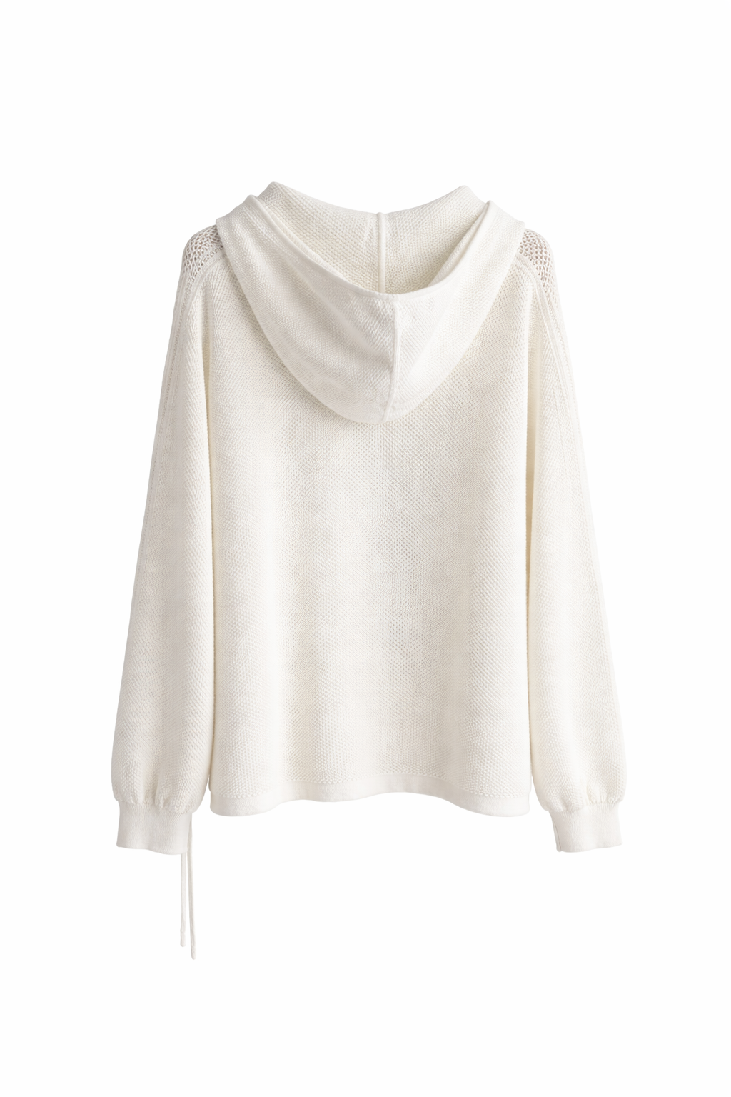 HOLLOW OUT HOODED KNITWEAR