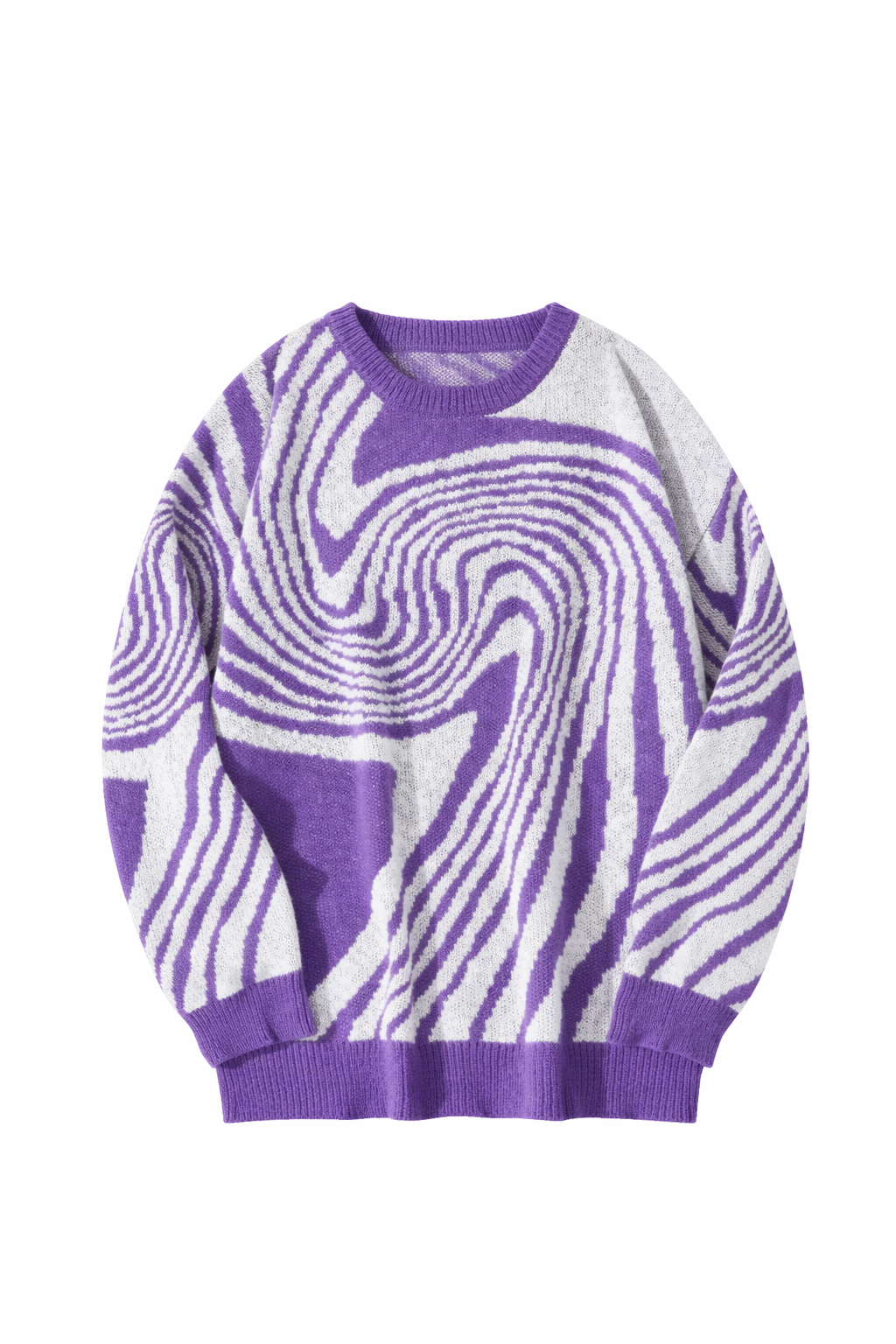 SWIRL KNIT SWEATER