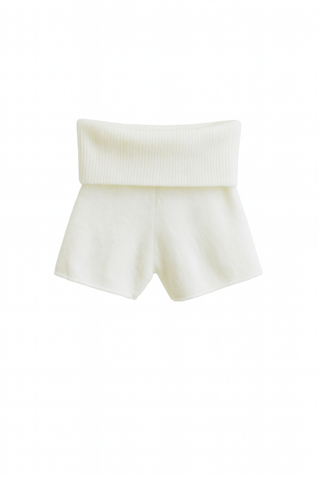 KNIT HIGH-WAISTED SHORTS