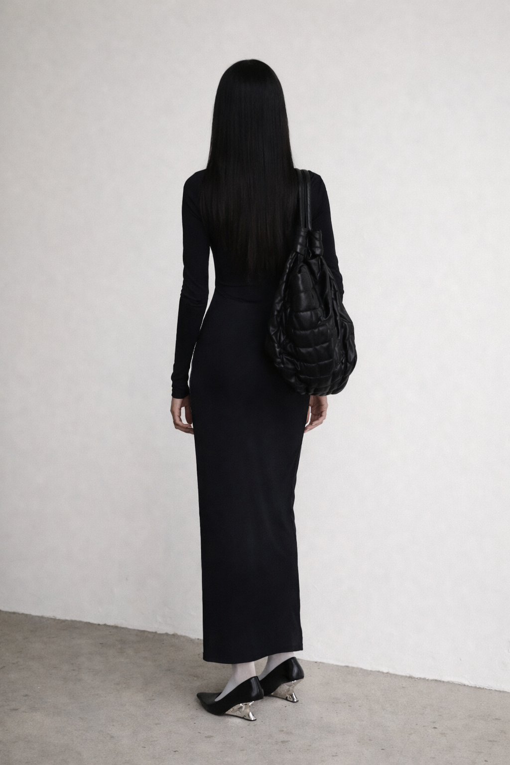 ILLUSION CORSET MAXI DRESS