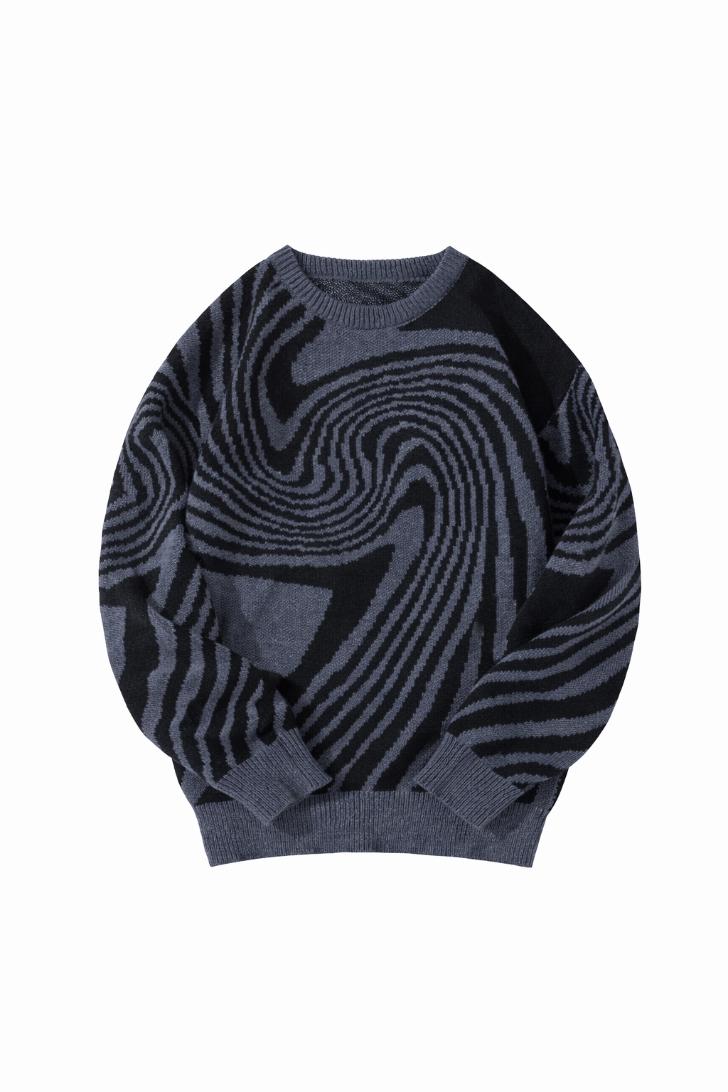 SWIRL KNIT SWEATER