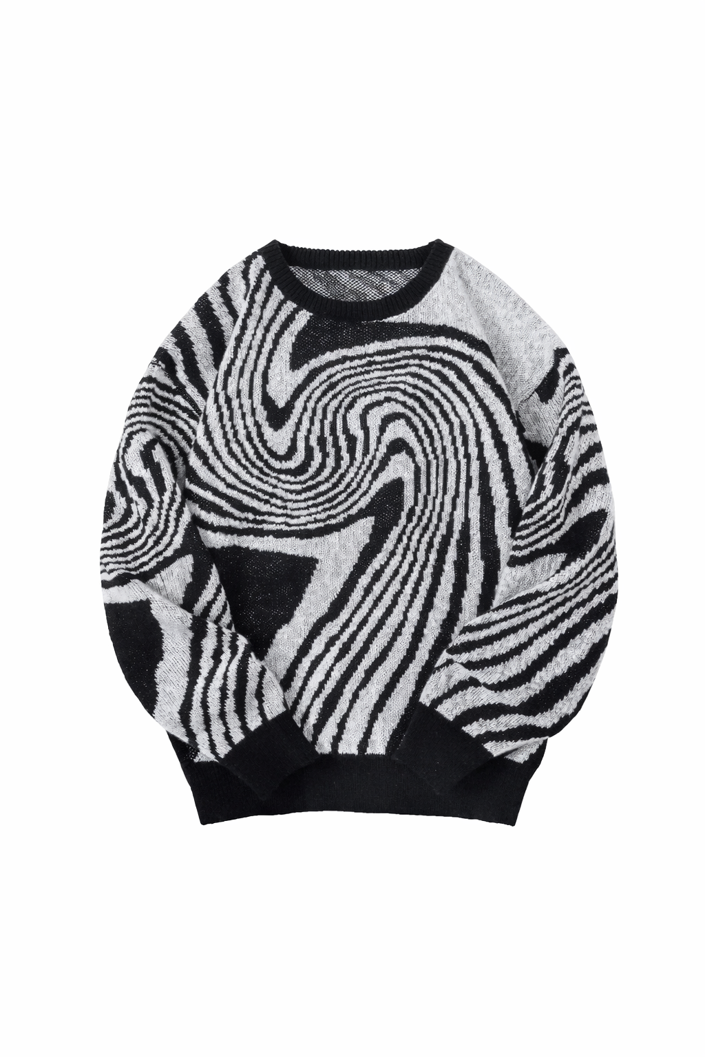 SWIRL KNIT SWEATER