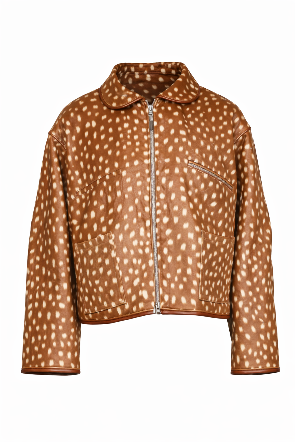 TEXTURED CROPPED  JACKET