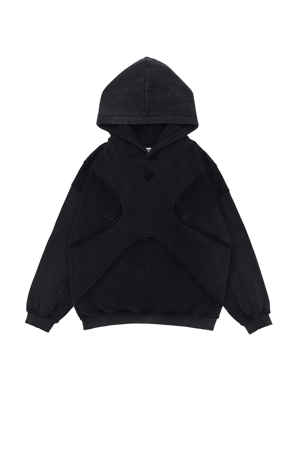 STRUCTURED PANEL HOODIE