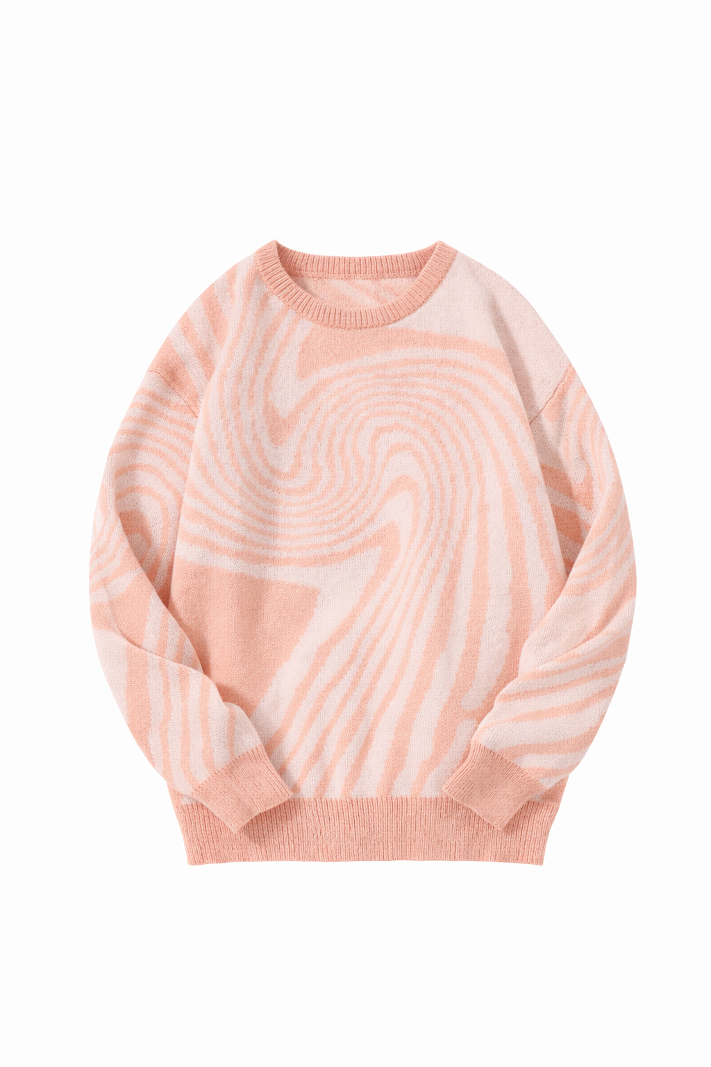 SWIRL KNIT SWEATER
