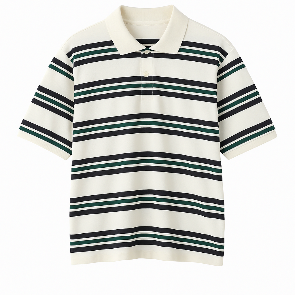 STRIPED  POLO