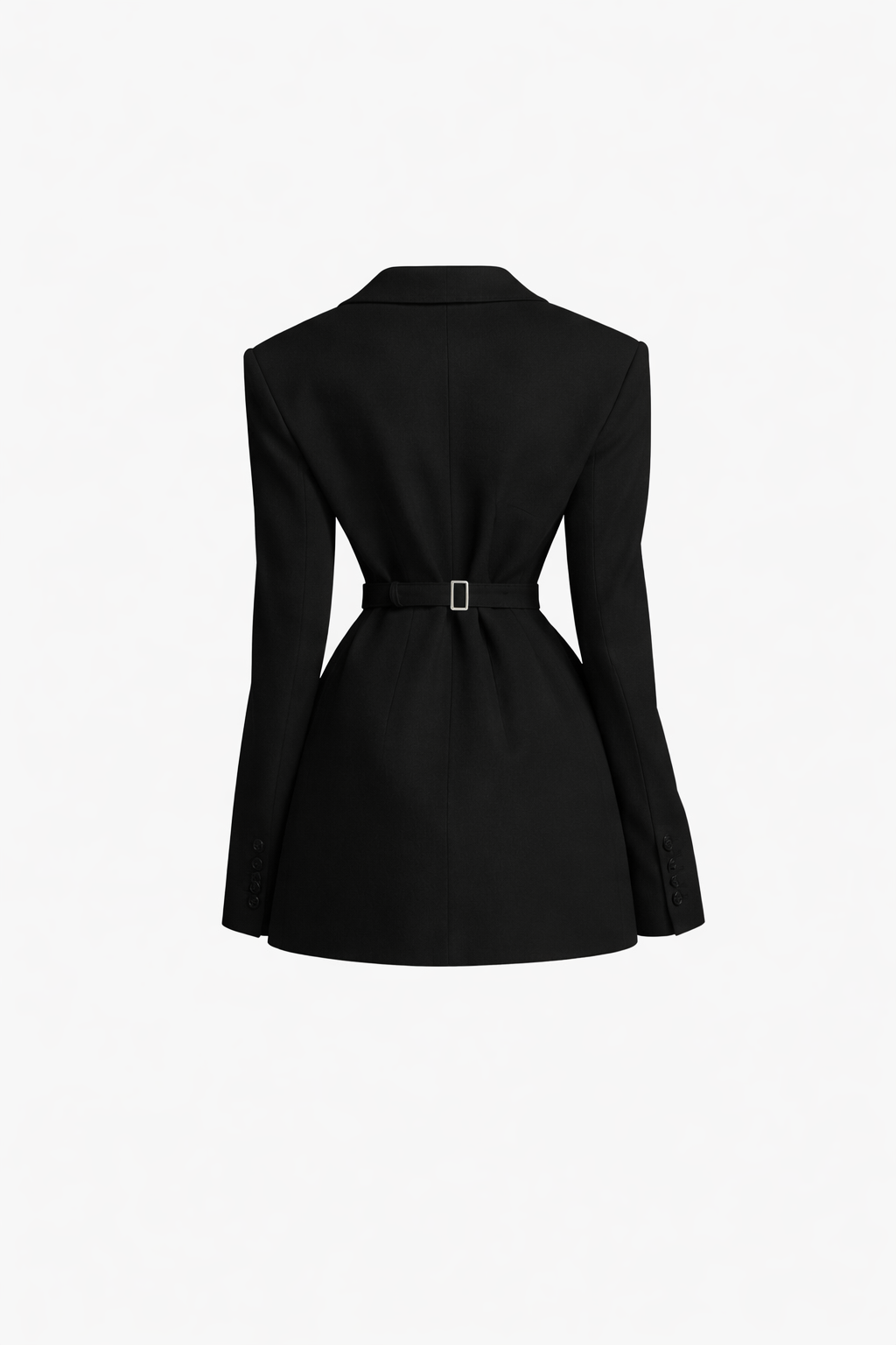 LONG SLEEVE BELTED BLAZER MINI DRESS