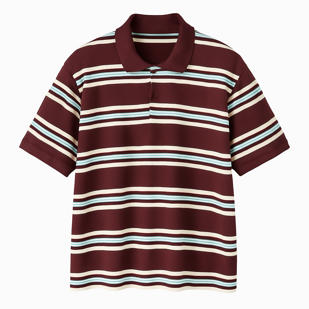 STRIPED  POLO