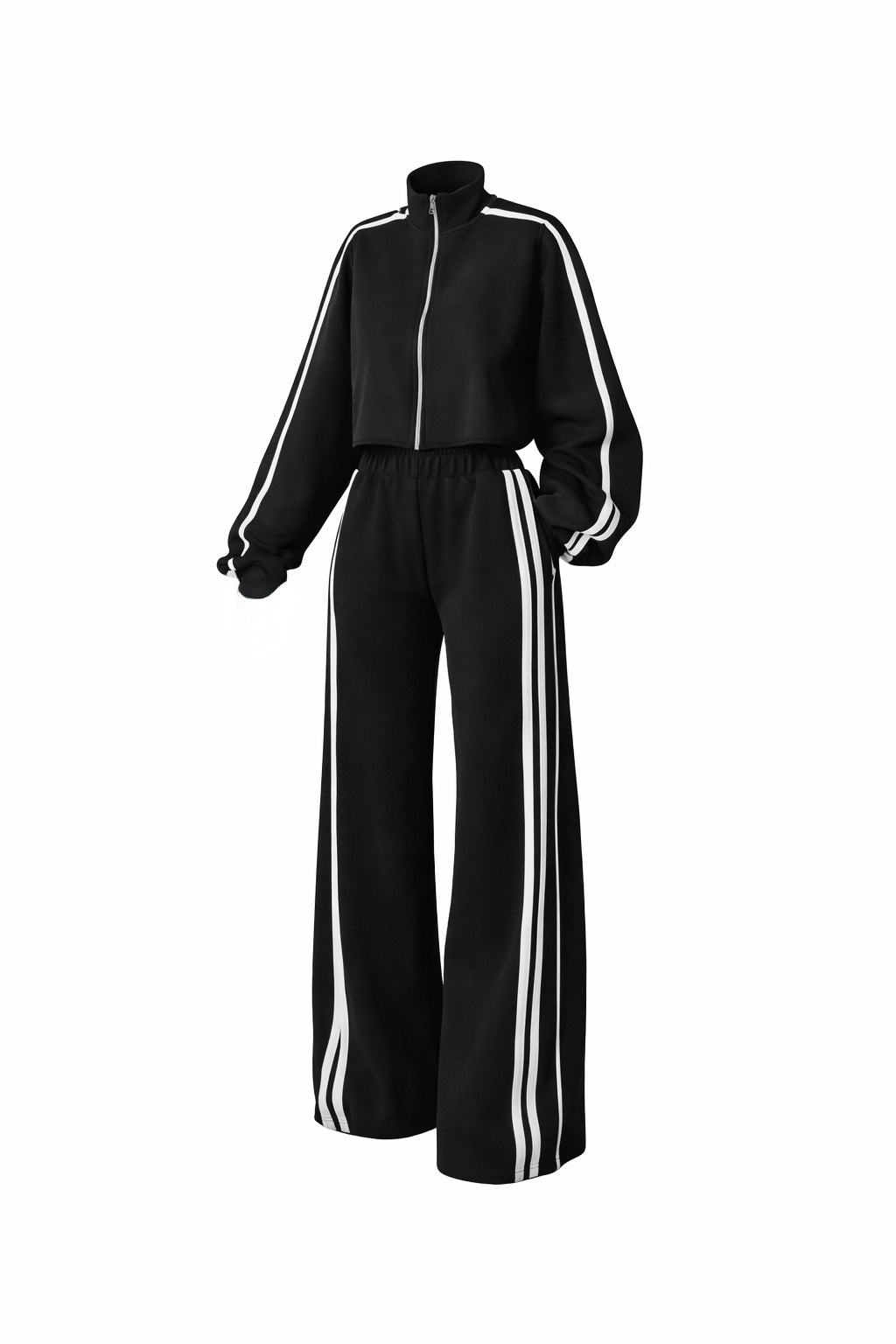 STRIPED TRACKSUIT SET
