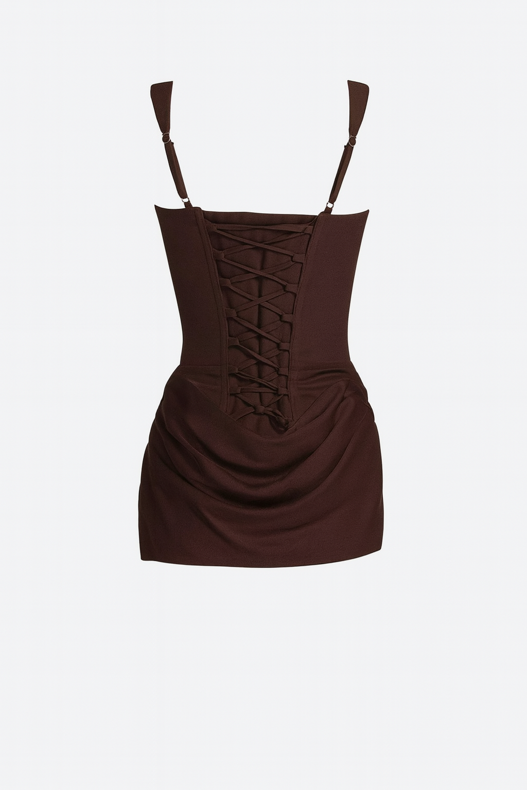 SCULPTED RUCHED MINI DRESS