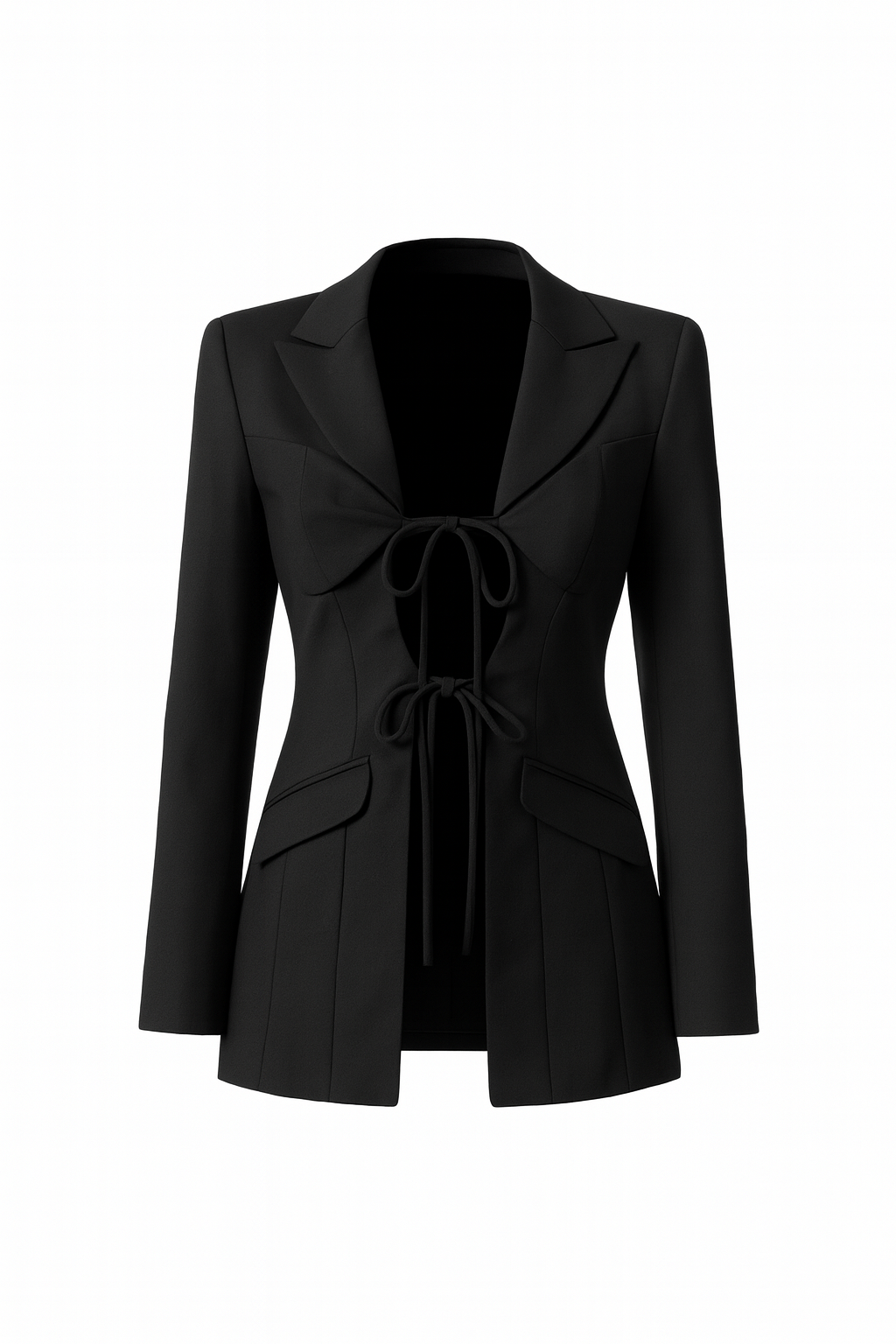 NOVA TIE-FRONT BLAZER