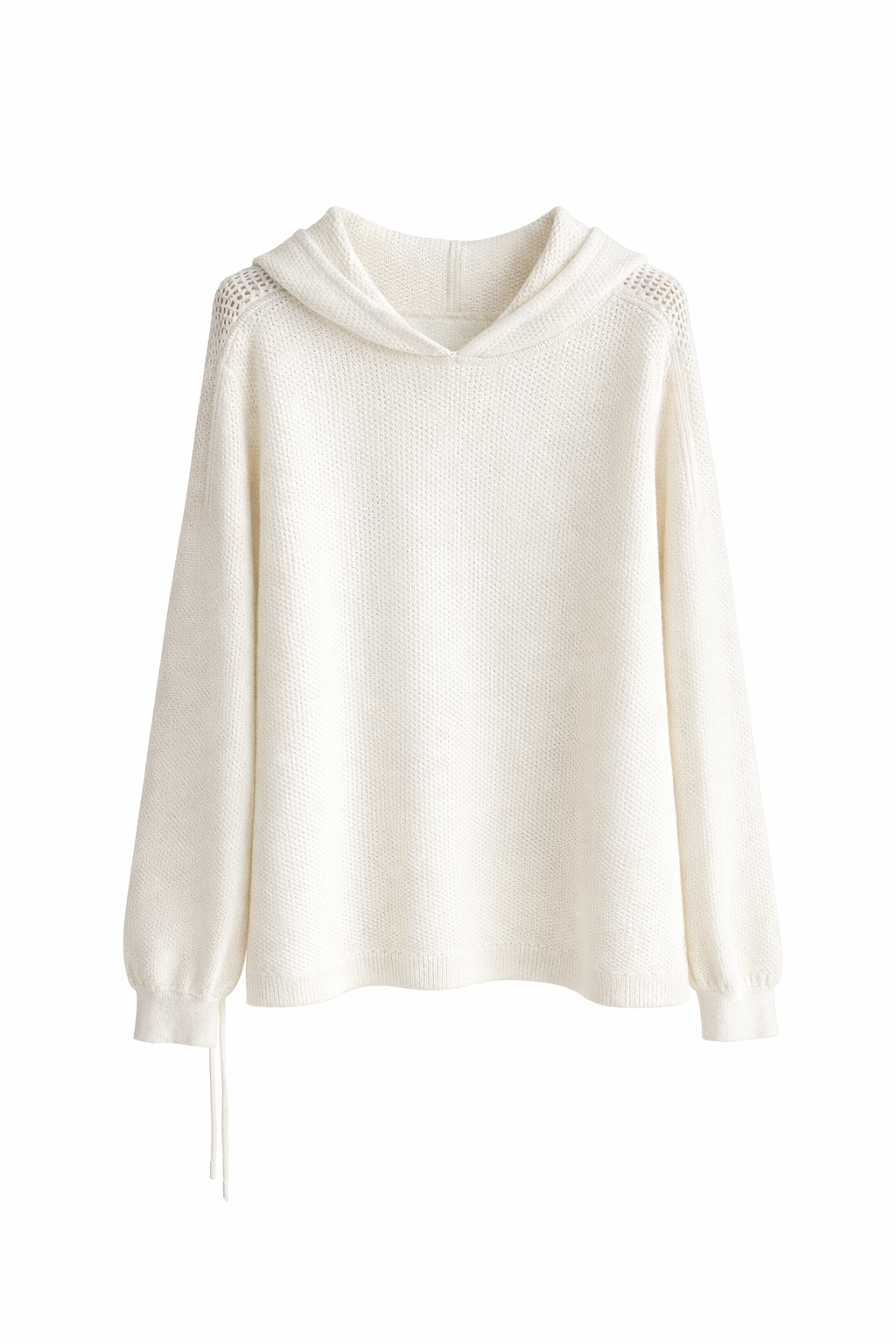 HOLLOW OUT HOODED KNITWEAR