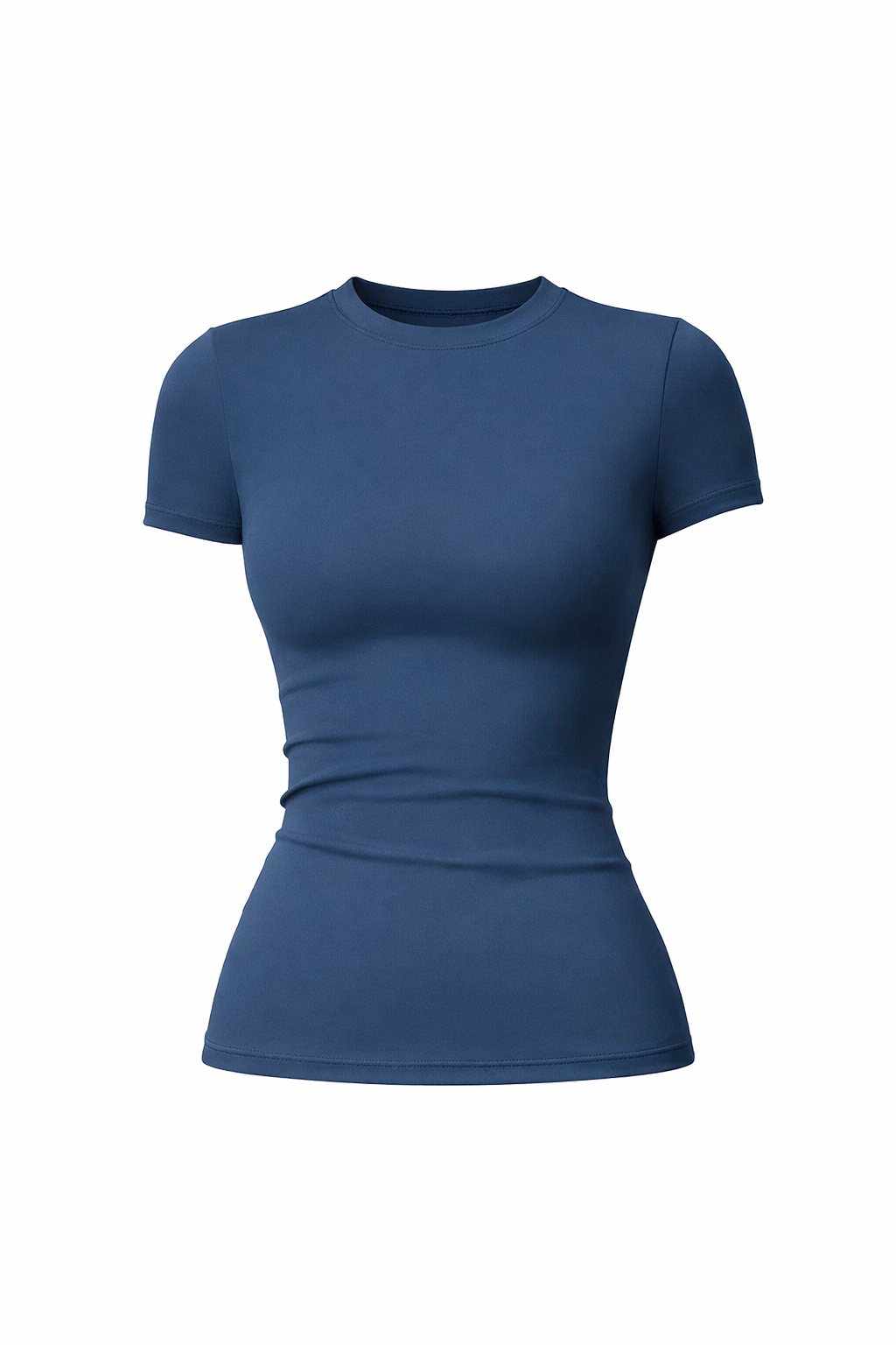 ESSENTIAL NYLON FITTED T-SHIRT