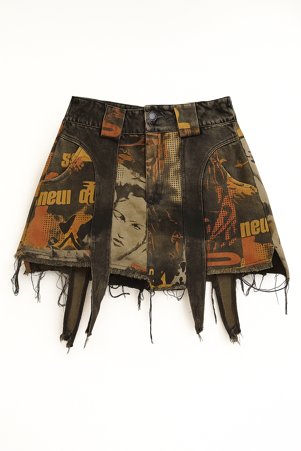 REBEL CANVAS MINI SKIRT