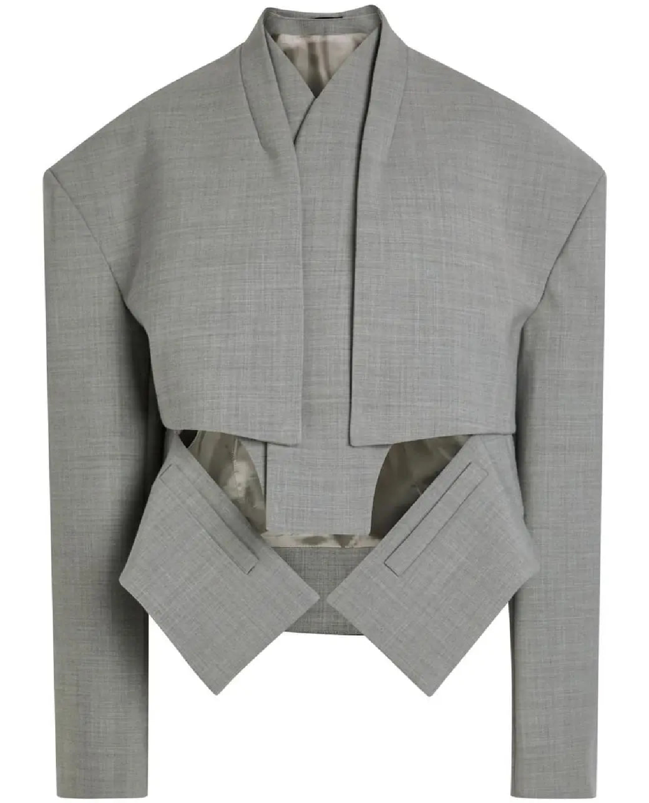 CROPPED STRUCTURED BLAZER