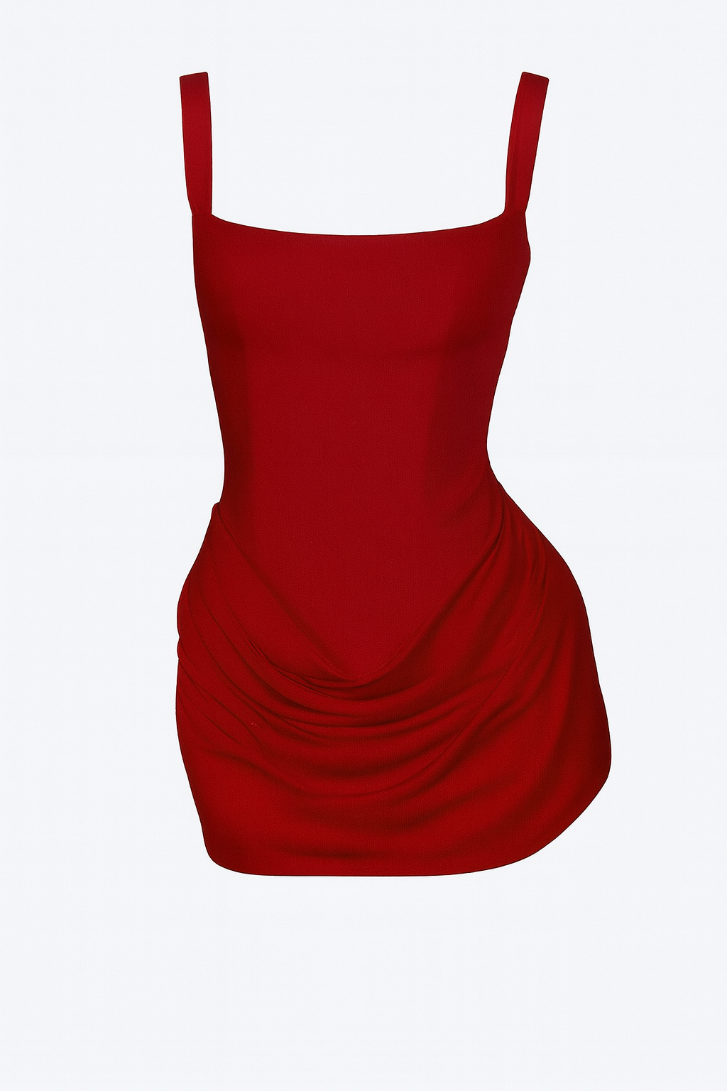 SCULPTED RUCHED MINI DRESS