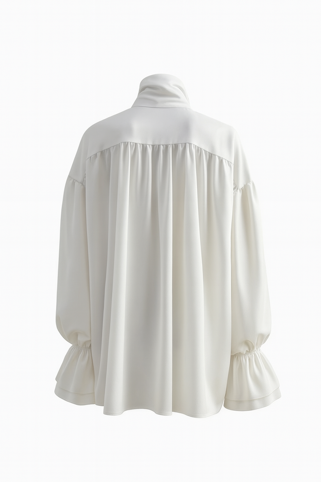 ELEGANT TIE-NECK BLOUS