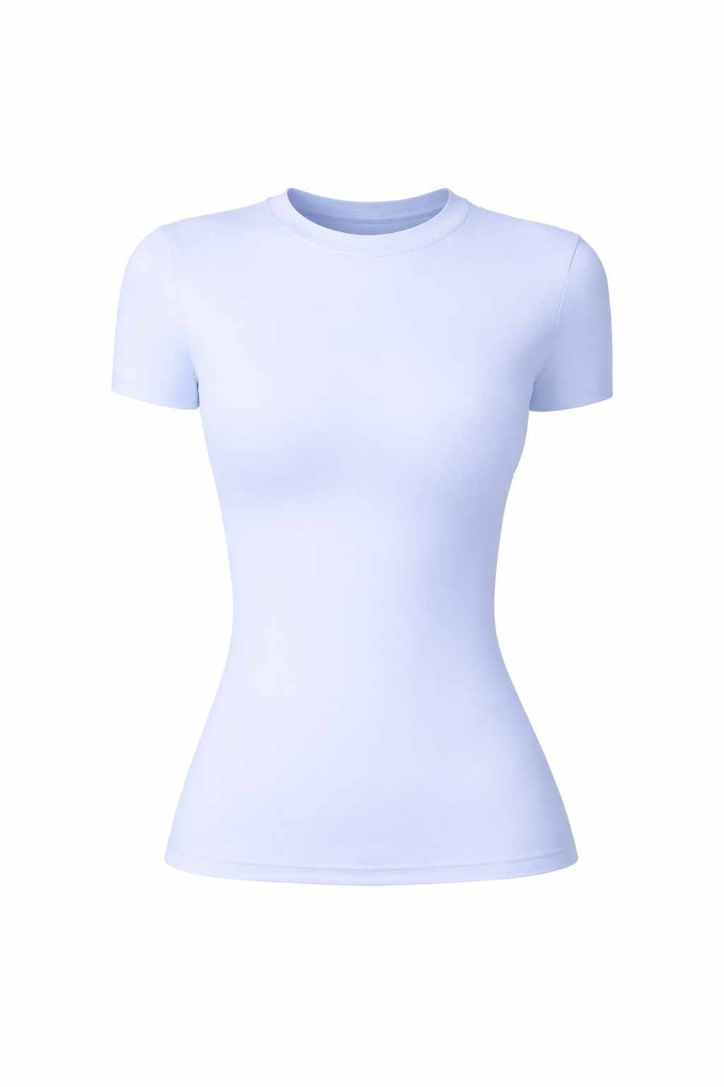 ESSENTIAL NYLON FITTED T-SHIRT