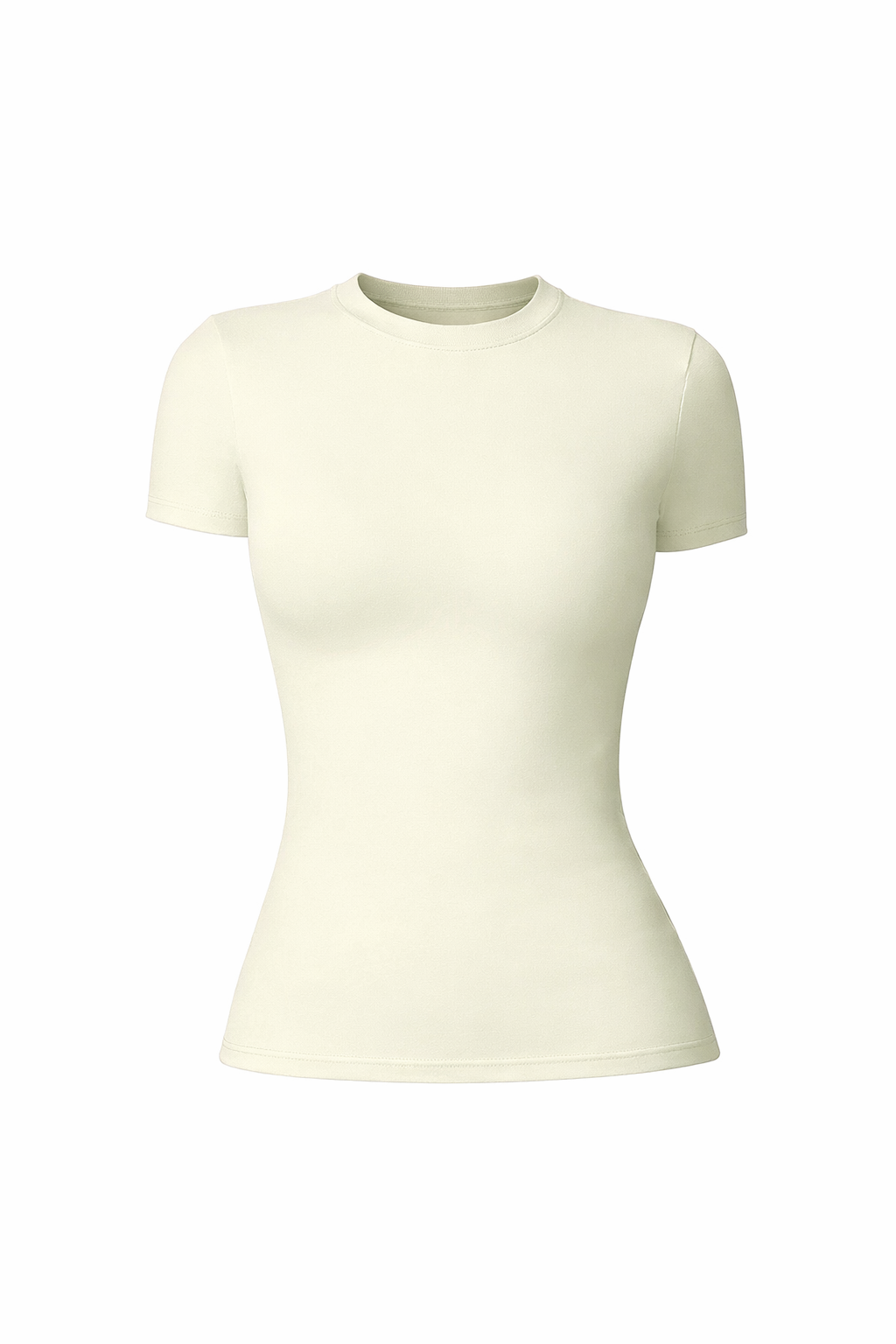 ESSENTIAL NYLON FITTED T-SHIRT