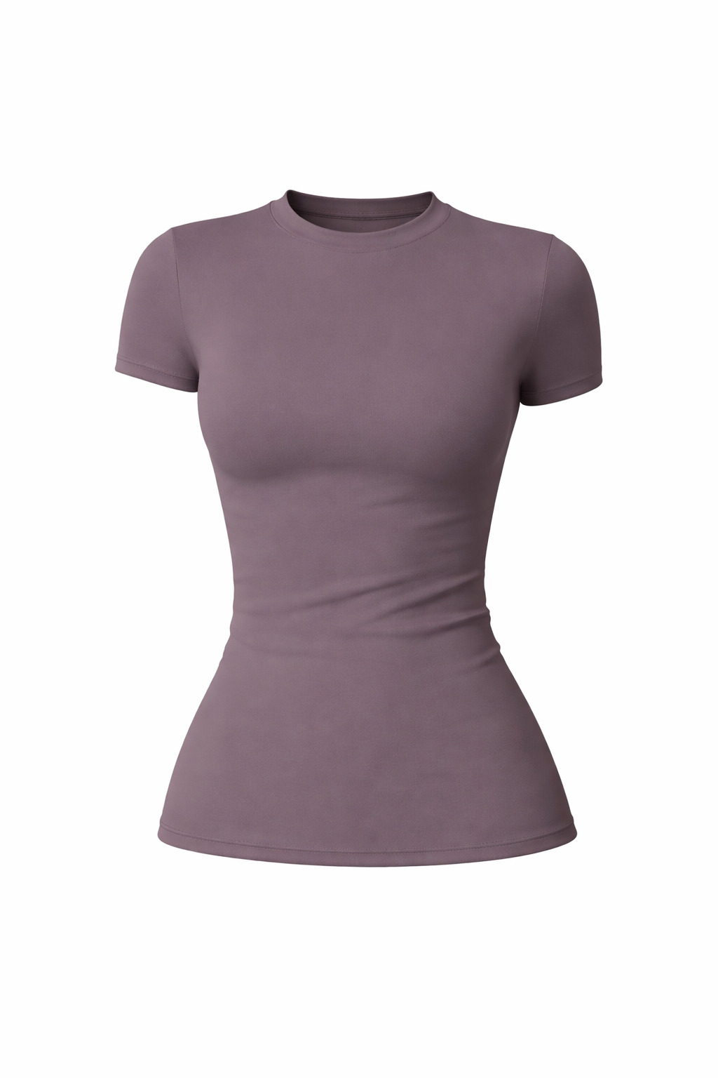 ESSENTIAL NYLON FITTED T-SHIRT