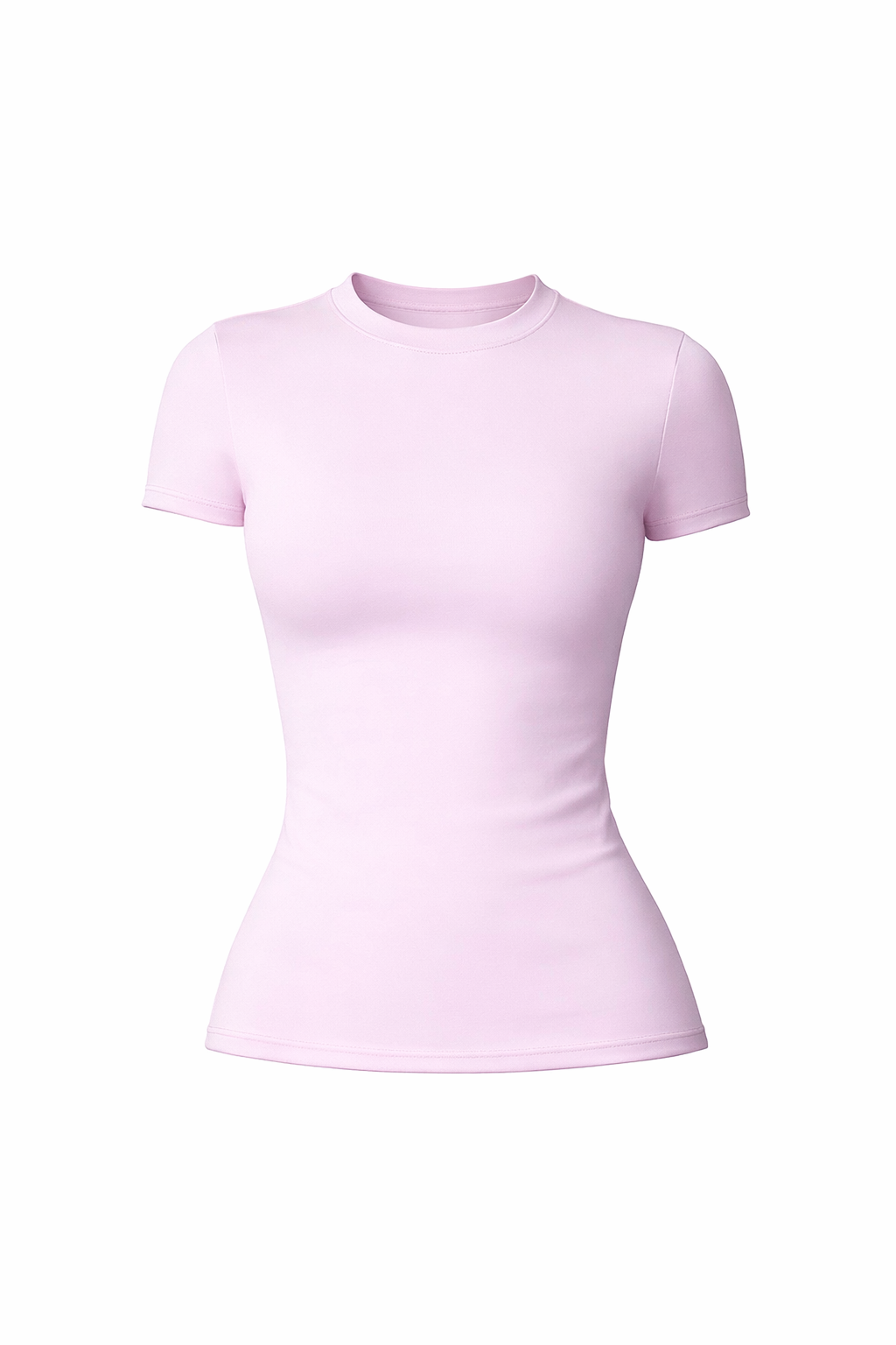 ESSENTIAL NYLON FITTED T-SHIRT