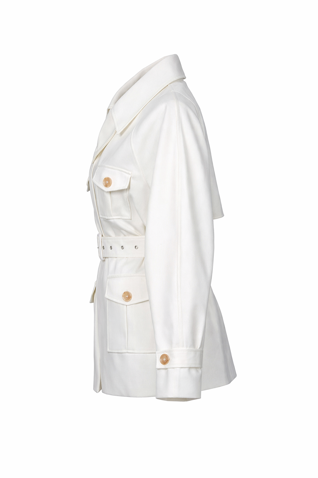 BELTED MINI TRENCH JACKET