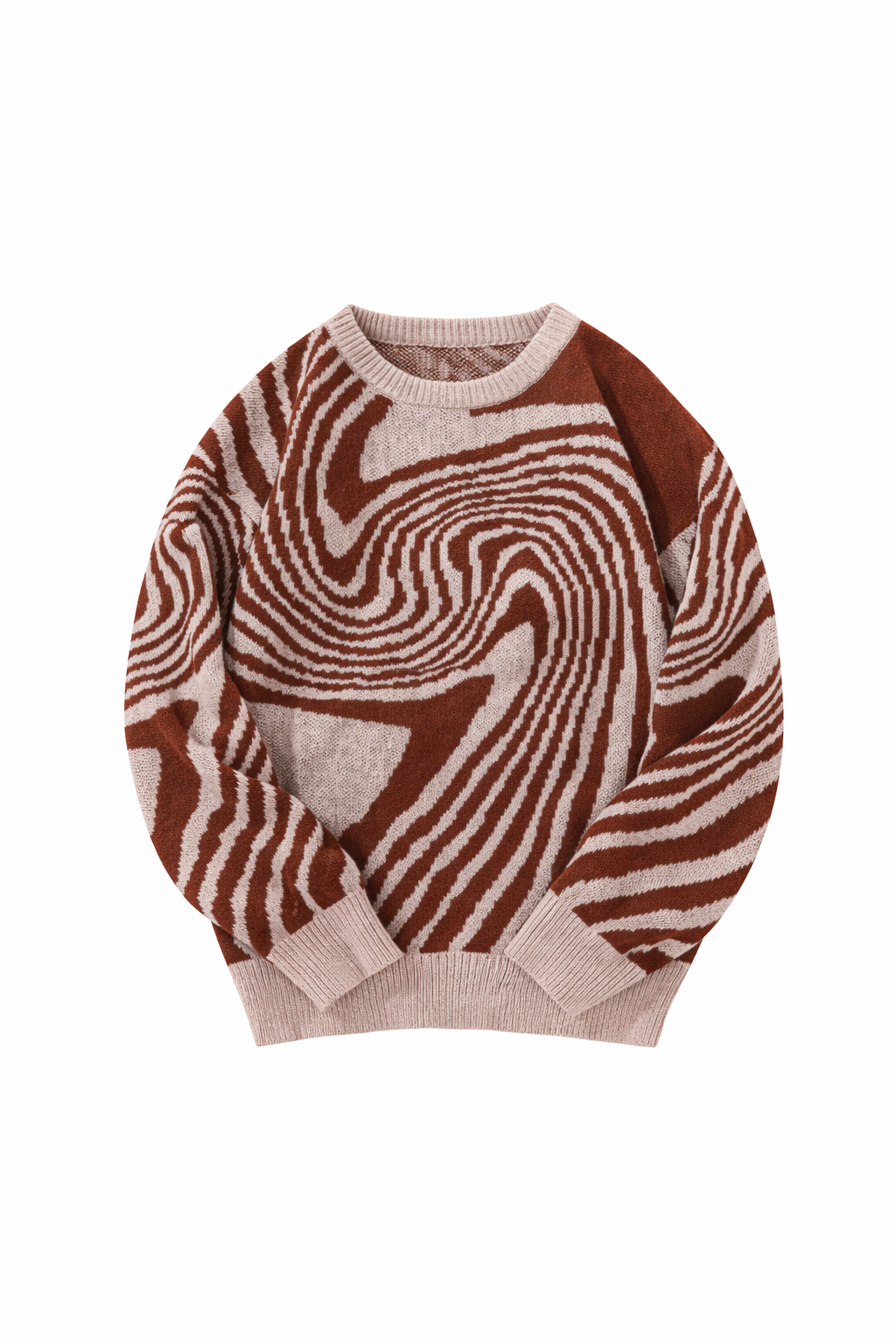 SWIRL KNIT SWEATER
