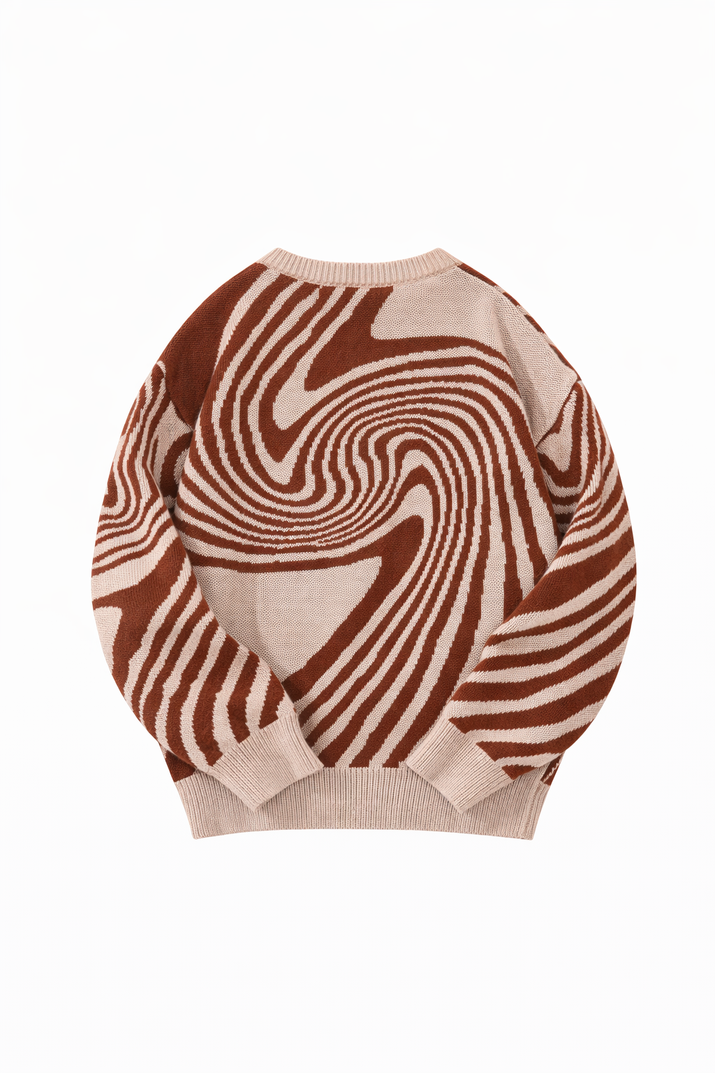 SWIRL KNIT SWEATER