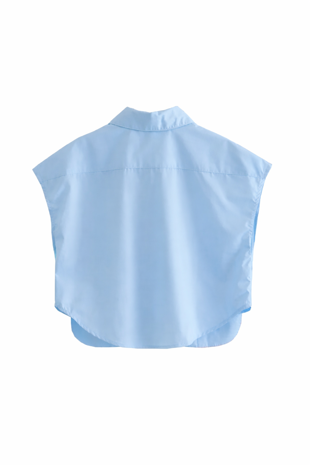 SLEEVELESS CROP SHIRT