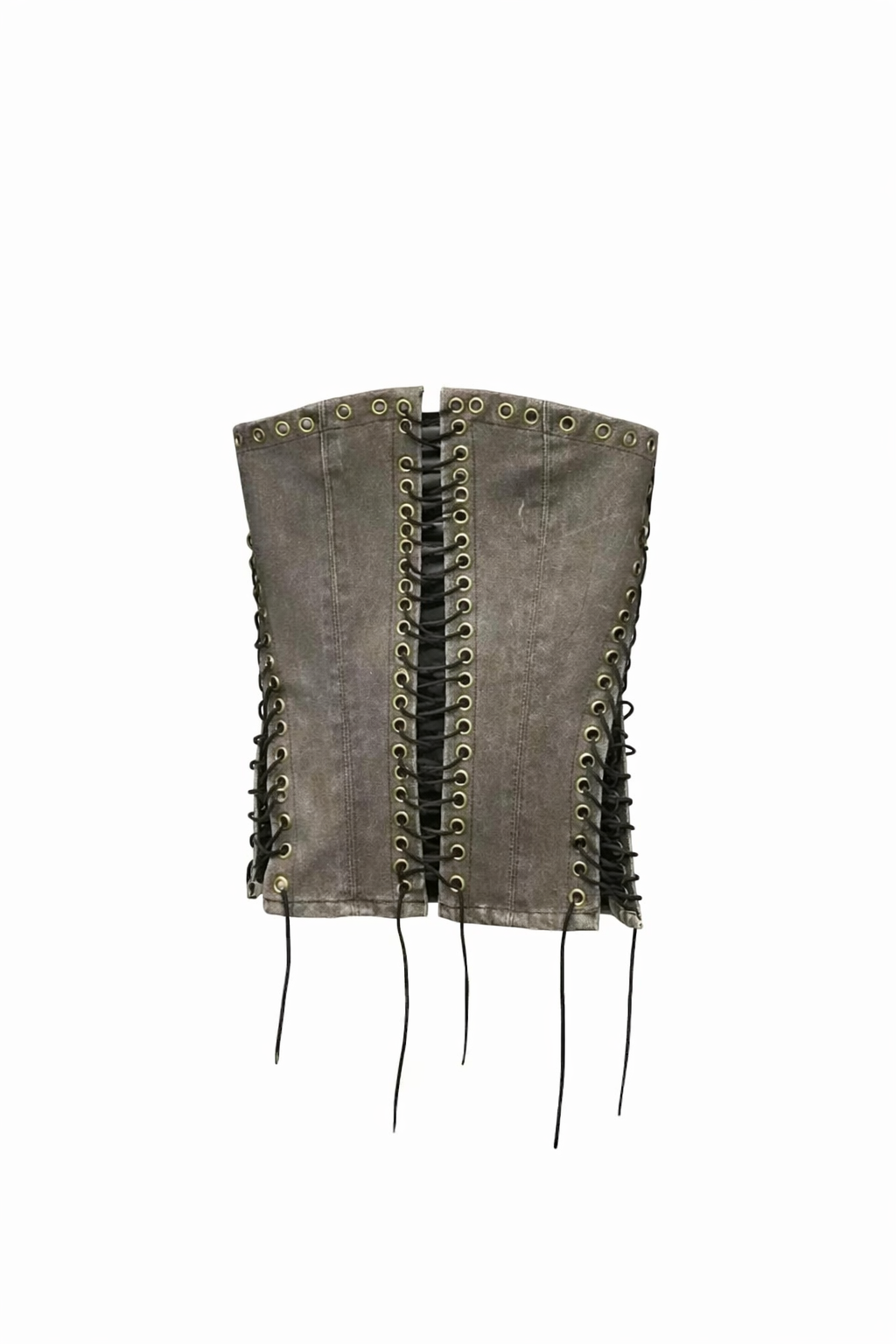 VINTAGE LACE-UP CORSET TOP