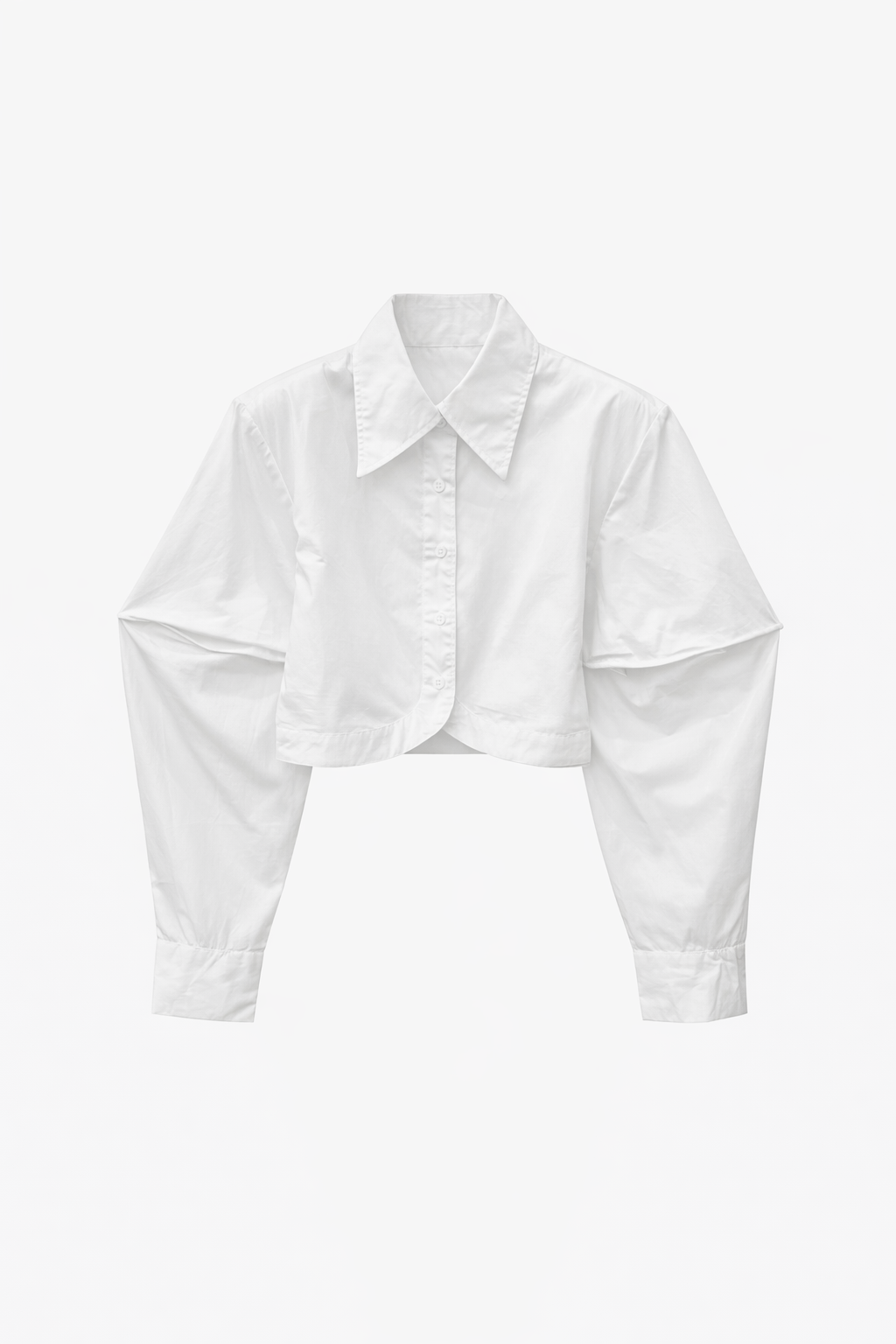 CROPPED SHIRT WITH TIE