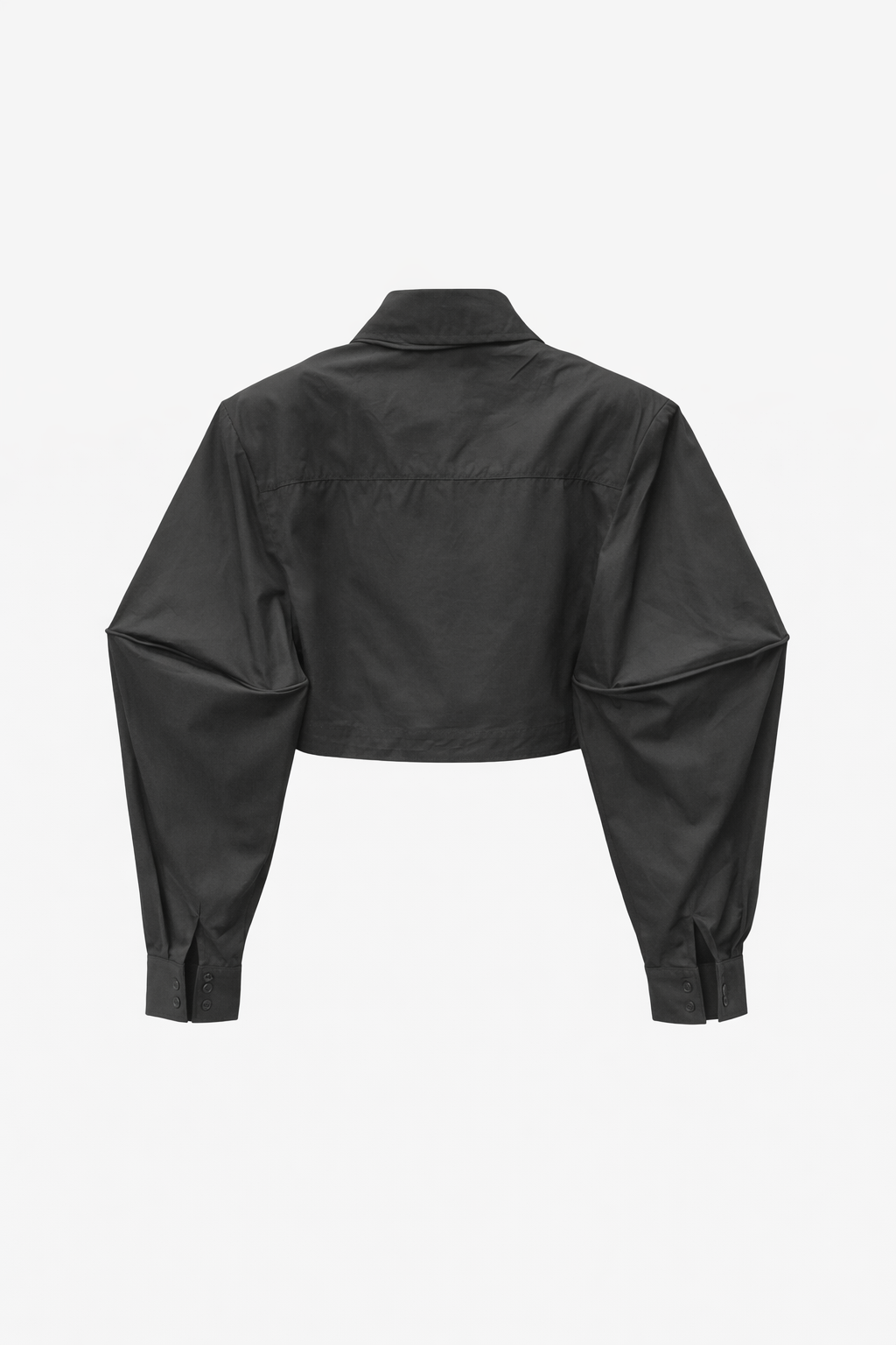 CROPPED SHIRT WITH TIE