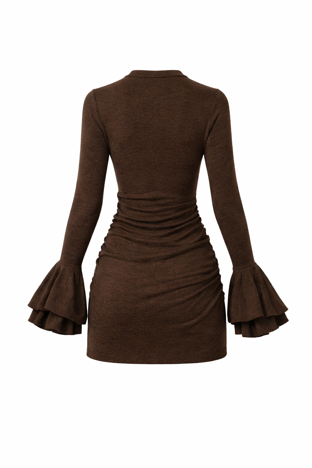 FLARED SLEEVES MINI DRESS