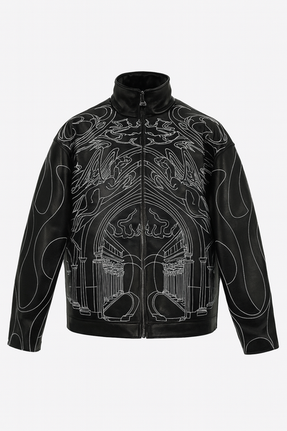 RETRO LEATHER JACKET