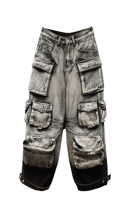 GRADIENT CARGO JEANS
