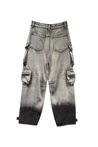 GRADIENT CARGO JEANS