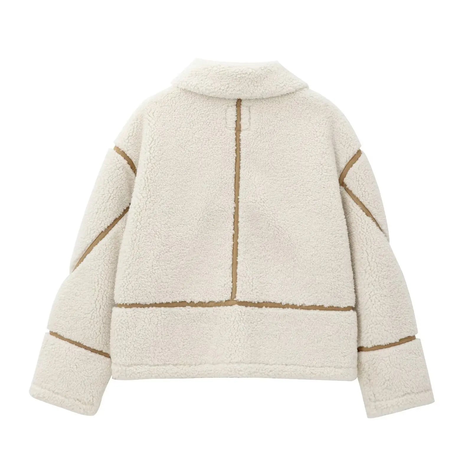 SHERPA PANELLED ZIP JACKET