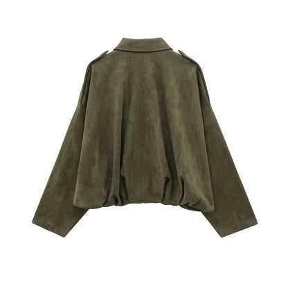 CORDUROY ZIP JACKET