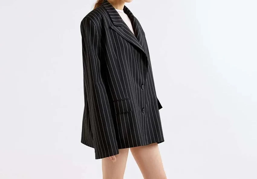 PINSTRIPE POWER SUIT SET