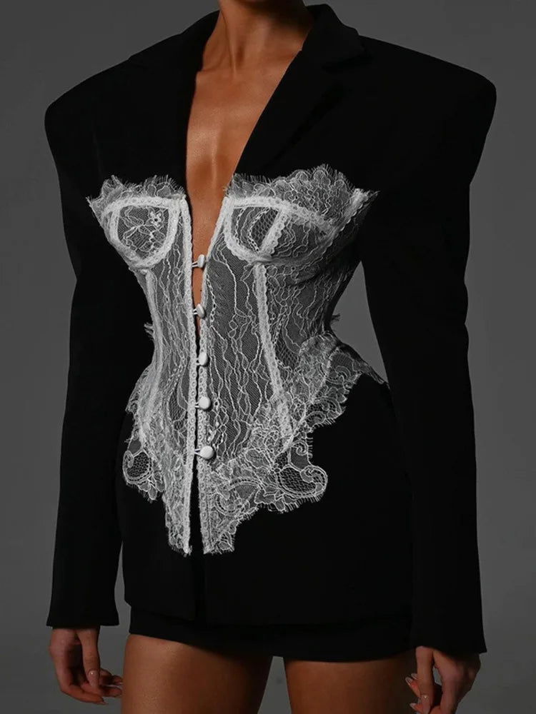 SCULPTED CORSET BLAZER