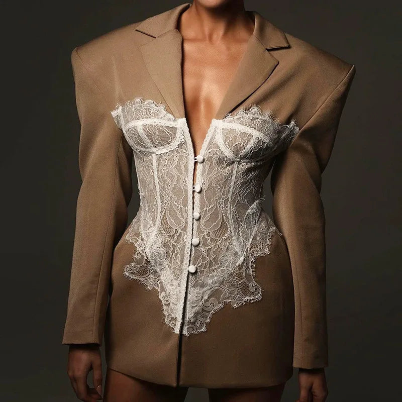 SCULPTED CORSET BLAZER