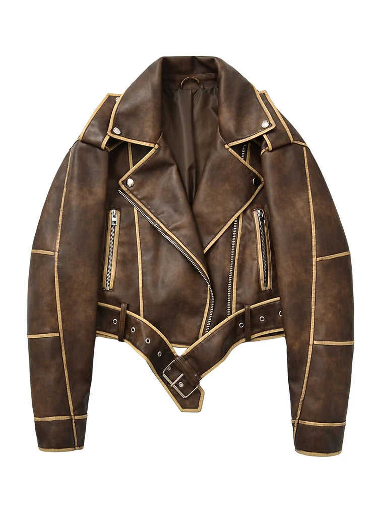 VINTAGE EDGE LEATHER JACKET