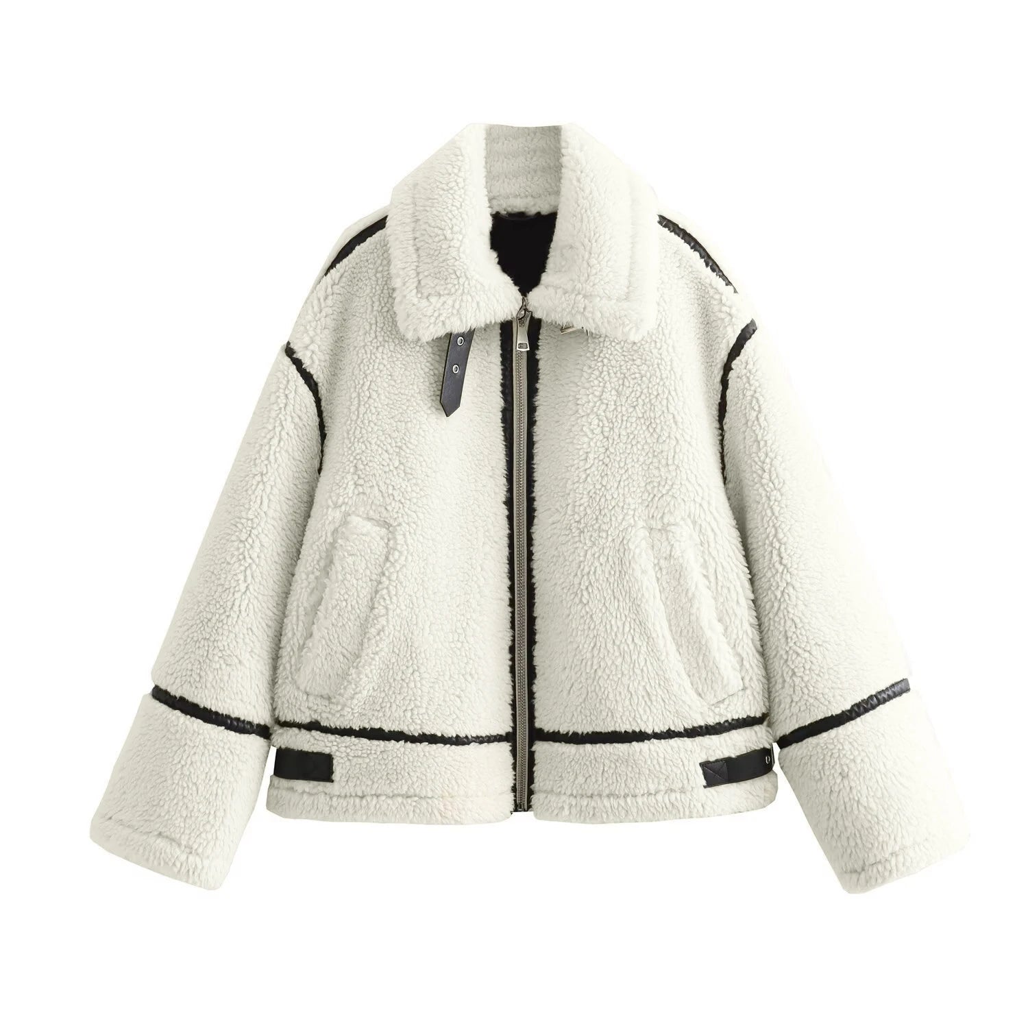 SHERPA PANELLED ZIP JACKET