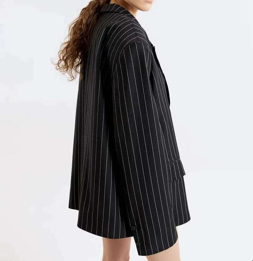 PINSTRIPE POWER SUIT SET