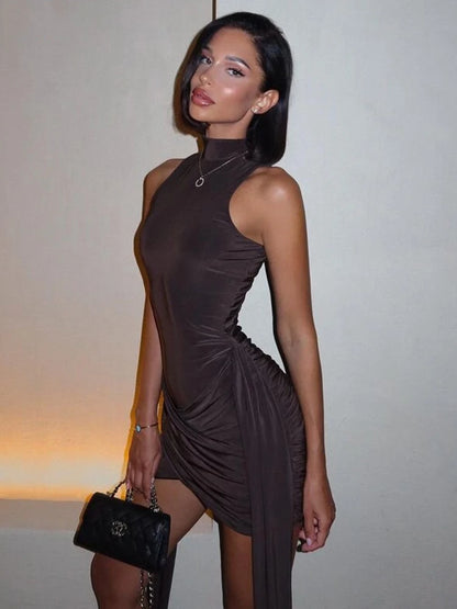 DRAPED DRESS