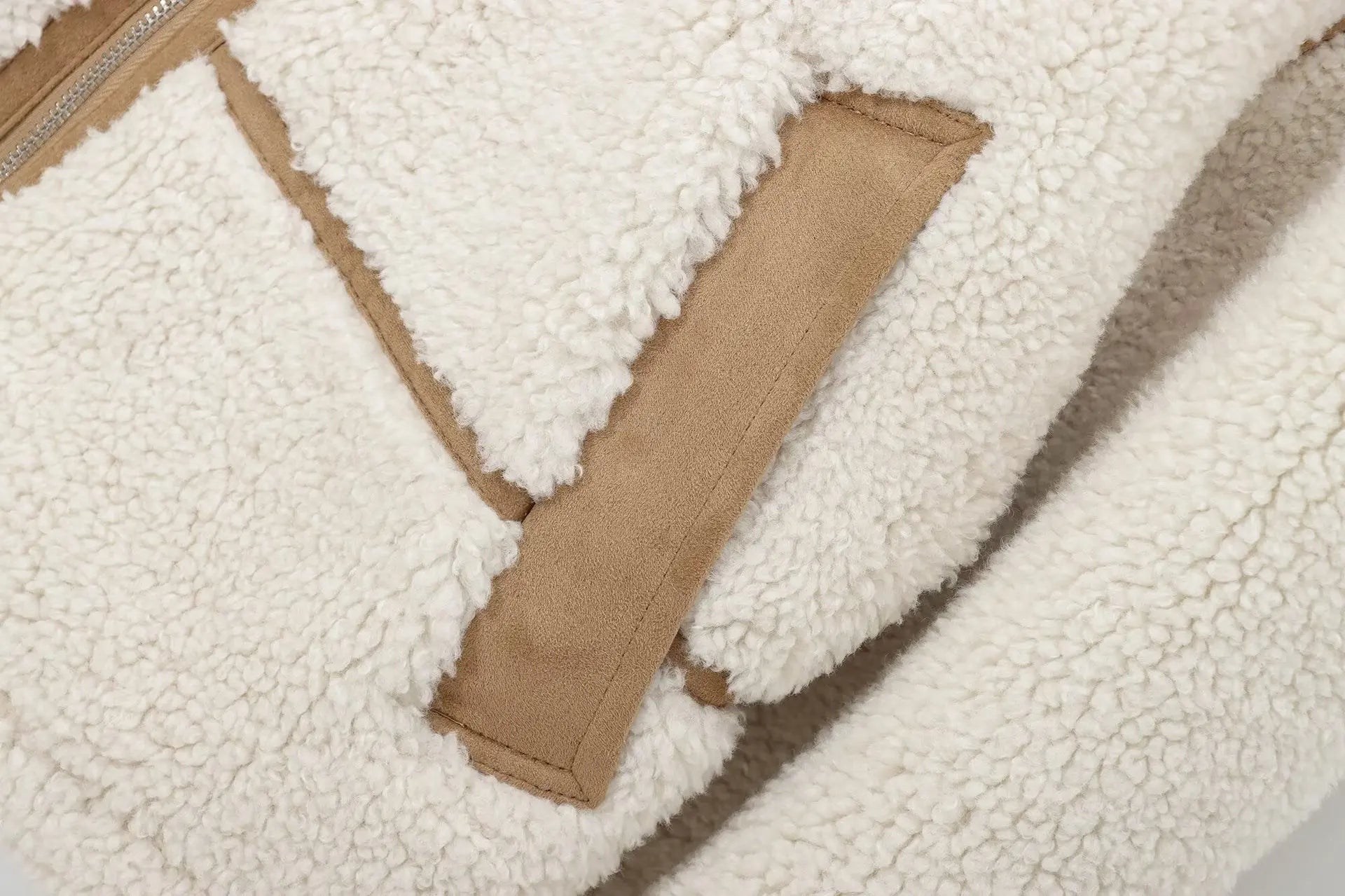 SHERPA PANELLED ZIP JACKET