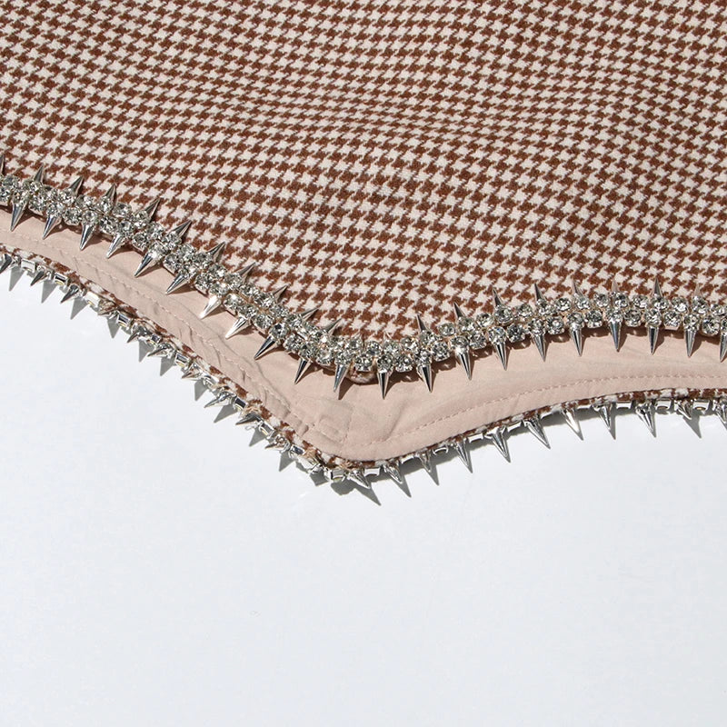 HOUNDSTOOTH CRYSTAL TRIM SET