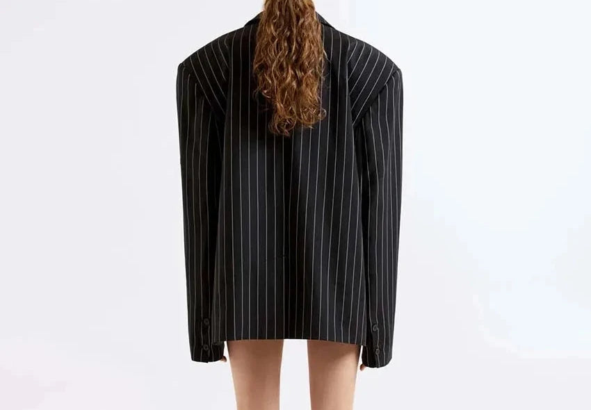 PINSTRIPE POWER SUIT SET